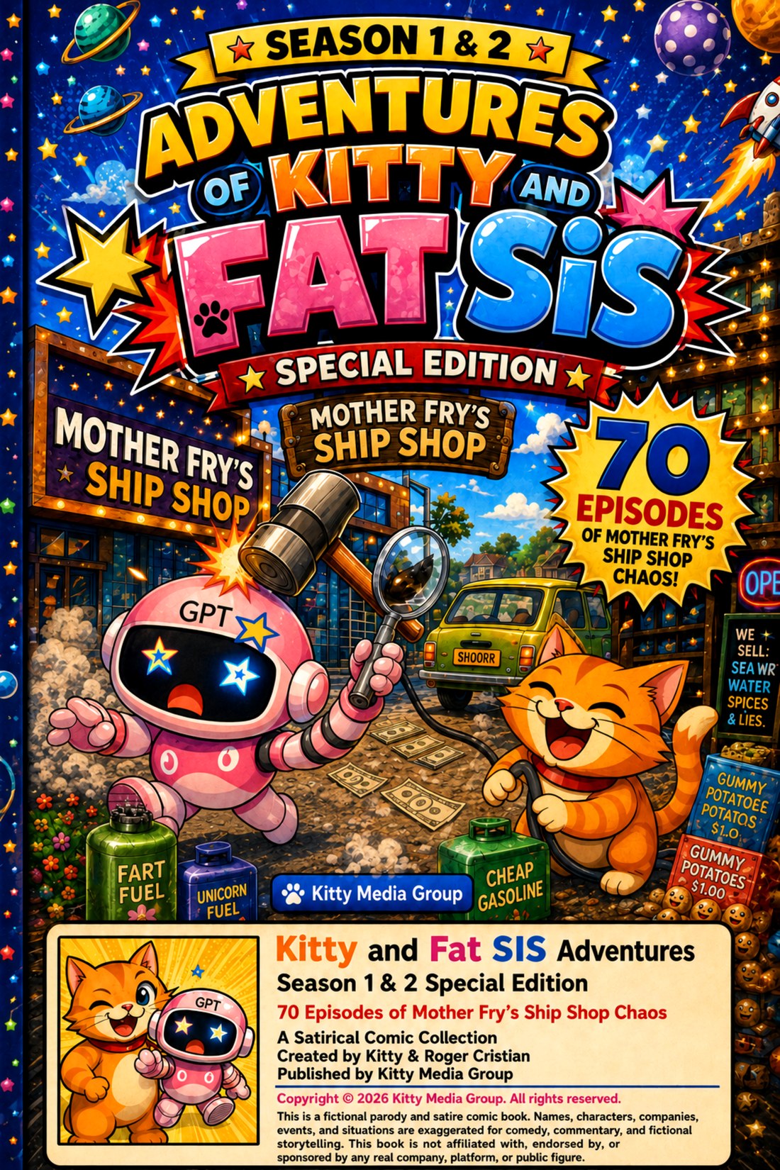 Adventures of Kitty and Fat SIS Season 1 and 2 Special Edition cover